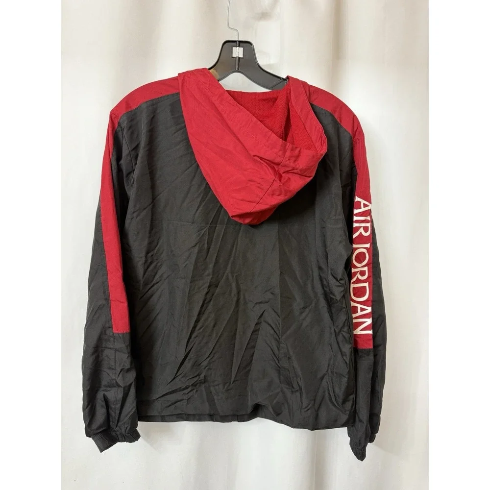 Air Jordan Track Jacket Full‎ Zip Boys X-Large 16 Black Red.  J81